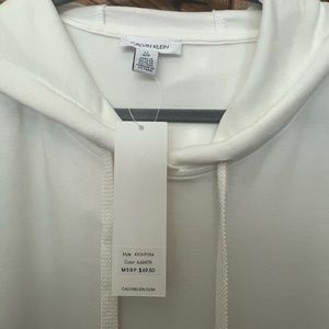 Calvin Klein Off-White Short Sleeve Sweater